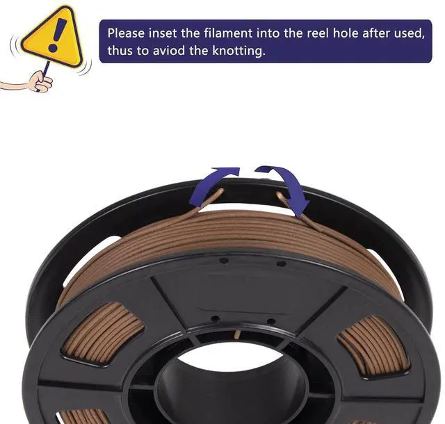 Alt view image 5 of 7 - iSANMATE 3D Printer Filament Bundle, Pla Filament Wood Filament, White Pine Wood, Sandal Wood, Yellow pear Wood and Ebony Wood Filament 1.75mm, 250g X 4 Pack,(20% Wood Powder+80% PLA+)