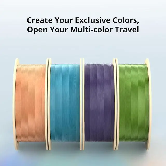 Alt view image 2 of 7 - Anycubic PLA 3D Printer Filament, RFID PLA Filament Enhanced Smart Printing, 3D Printing PLA Filament 1.75mm Dimensional Accuracy +/- 0.02mm, 1KG Spool (2.2 lbs), Interstellar Violet