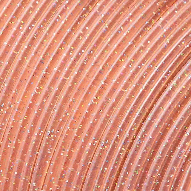 Alt view image 3 of 7 - iSANMATE 3D Printer Filament, Transparent Glitter Orange Pink PLA Filament 1.75 mm, 3D Printing Filament 1KG/2.2lb
