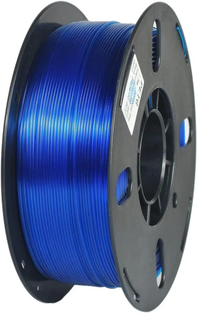 Alt view image 2 of 6 - RANKI PETG Filament 1.75mm 3D Printer Filament, Dimensional Accuracy +/- 0.03 mm, 1kg Spool (Transparent Blue)