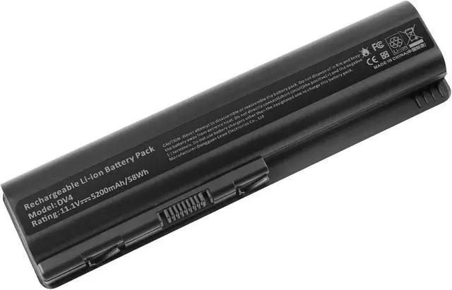 Alt view image 2 of 7 - Laptop Battery for HP Pavilion G50 G60 G61G70 G71 Series DV4-2040US DV5-1010 CQ40 CQ45 CQ50 CQ60 EV06 KS524AA 462889-141 462890-542 484171-001 485041-001 HSTNN-DB72 HSTNN-CB72 HSTNN-IB72 HSTNN-UB72