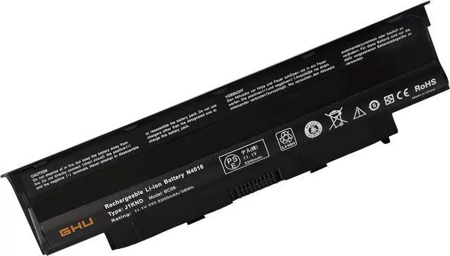 Alt view image 2 of 7 - GHU New Battery 58 WH Replacement for J1KND 4T7JN WT2P4 383CW 312-1205 312-0233 312-0234 312-1280 Compatible for Dell Inspiron 3420 3520 13R (N3010) 14R (N4010 N4110) (N5010 N5110) N7010