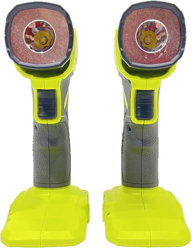 Alt view image 7 of 7 - Ryobi 18V LED Light, PCL660 2Pk - Bulk Packaged, Handheld, Green, 2pk-PCL660=BT