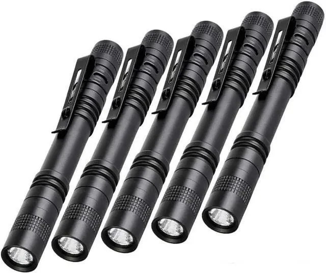 Main image of Pen Flashlight,5PCS Led Pen Light Flashlights with Clip,Mini Pocket Flashlight Small Penlight Inspection Flashlight