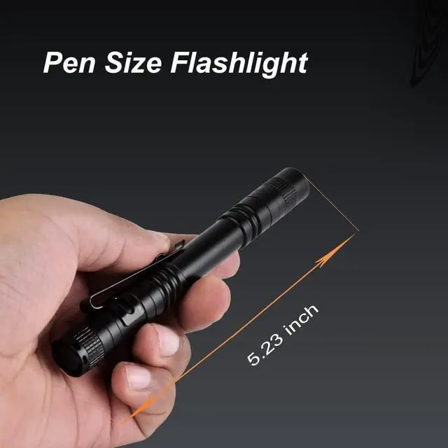 Alt view image 3 of 7 - Pen Flashlight,5PCS Led Pen Light Flashlights with Clip,Mini Pocket Flashlight Small Penlight Inspection Flashlight