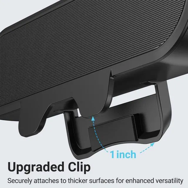 Alt view image 6 of 6 - INGA Computer Speakers for Desktop PC, USB Monitor Speaker Bar with Clip-On, Wired Desk Speakers with HD Stereo Loud Sound, Laptop Speaker Mini Sound Bar, Easily Clamps to Monitor