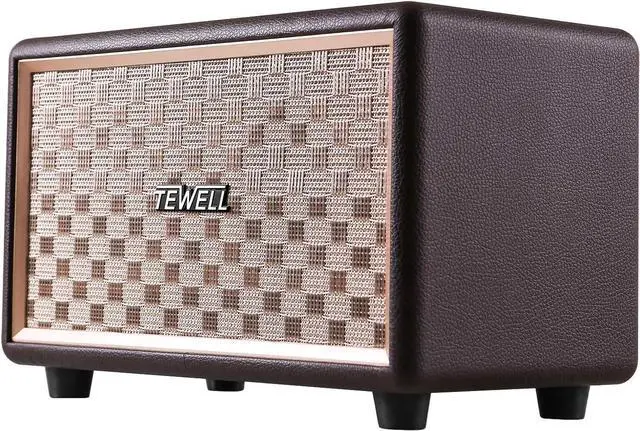 Main image of Vintage Bluetooth Speakers with Bass Enhanced Technology, Wireless & 3.5mm Aux Input for Cellphone, AC Powered (Upgraded Version)