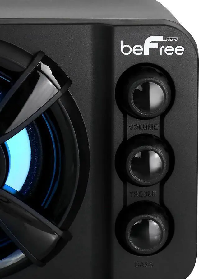 Alt view image 5 of 7 - beFree Sound Color LED 2.1 Gaming Speaker System