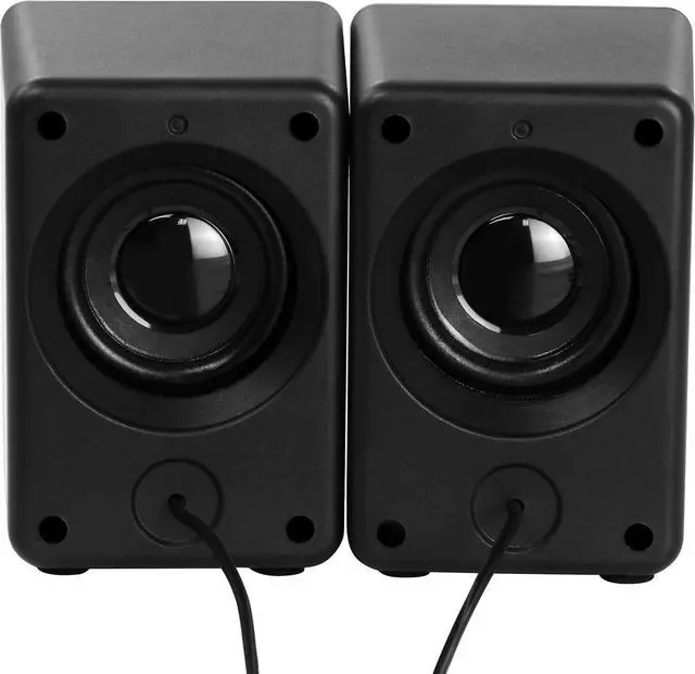 Alt view image 3 of 7 - beFree Sound Dual Compact LED Gaming Speakers, Black