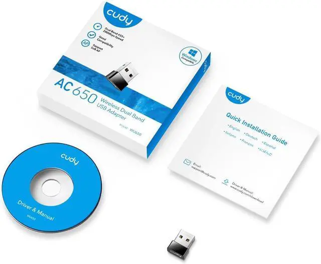 Alt view image 6 of 7 - AC 650Mbps USB WiFi Adapter for PC 5GHz/2.4GHz Wireless Dongle WiFi USB Wireless Adapter for Laptop - Nano Size Compatible with Windows XP / 7/8.x /10/11 Mac OS
