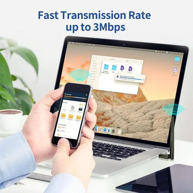 Alt view image 6 of 7 - Long Range USB Bluetooth 5.3 Adapter for PC Desktop, 150M Wireless Transmitter Dongle for Windows 11/10/8.1 Laptop Computer Pair Bluetooth Headset Headphones Speaker Mouse Keyboard Printer Plug n Play