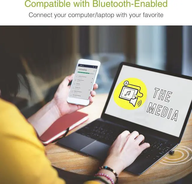 Alt view image 7 of 7 - Kinivo USB Bluetooth Adapter for PC BTD400 (Bluetooth 4.0 Dongle Receiver, Low Energy) - Compatible with Windows 11/10/8.1/8, Raspberry Pi, Linux, Laptop & Headphones