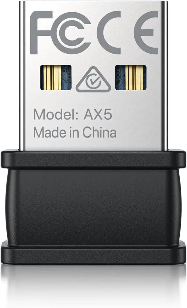 Main image of BrosTrend AX300 Nano USB WiFi 6 Adapter, USB WiFi Adapter for Desktop PC Laptop, Portable Wireless Network Dongle, 2.4GHz 286Mbps Wi-Fi Dongle for Windows 11/10/7, Wi-Fi 6 Stick Easy Setup NOT for Mac