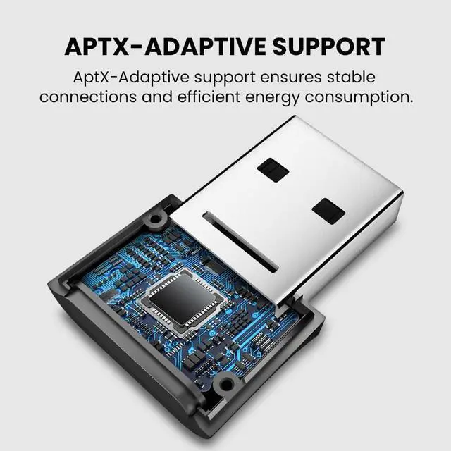 Alt view image 4 of 7 - Avantree DG80-Gaming - USB Bluetooth 5.3 Adapter Dongle for PS5 & Gaming Consoles, with aptX-Adaptive & Low Latency, Wireless Audio Transmitter to Bluetooth Headphones & Earbuds