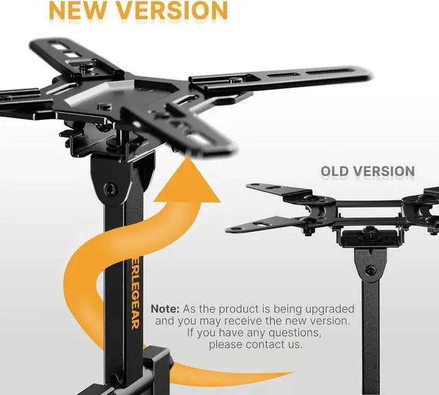 Alt view image 2 of 6 - Full Motion TV Wall Mount Bracket for Most 13-42 Inch LED LCD Flat Curved Screen TVs & Monitors Swivel Tilt Extension with Articulating Arms Max VESA 200x200mm up to 44lbs