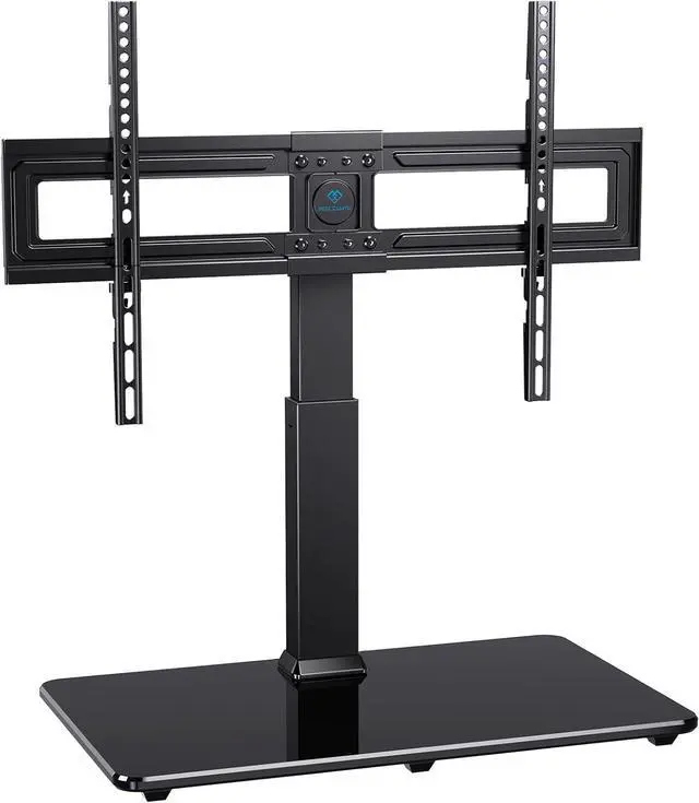 Main image of PERLESMITH Swivel Universal TV Stand for 37-65,70,75 inch LCD OLED Flat/Curved Screen TVs-Height Adjustable Table Top Center TV Stand with Wire Management, VESA 600x400mm up to 88lbs