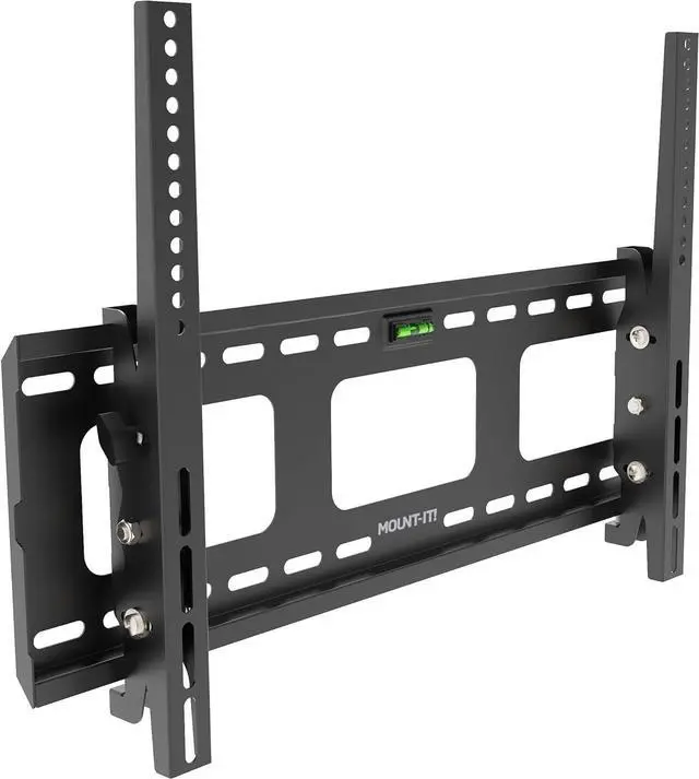 Main image of Mount-It! Tilting TV Wall Mount for 37-80 Inch Flat Screen TVs, Low Profile Bracket Supports 175 lbs, Universal VESA 600x400 mm, Adjustable Tilt to Reduce Glare, Fits 16/24 Studs