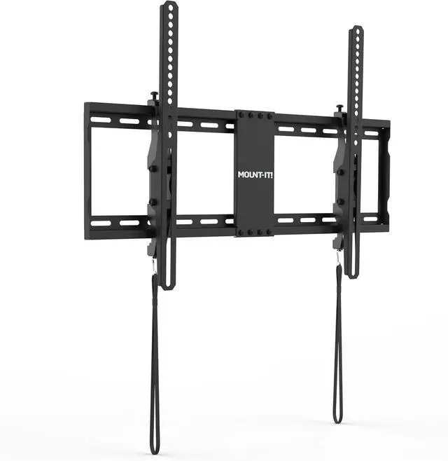 Main image of Mount-It! Tilting TV Wall Mount Bracket for 42-80 Inch TVs | Universal TV Mount with Low Profile Design, Supports 110 lbs | Quick Release Lock | Fits 16" & 24" Studs | Max VESA 600x400mm