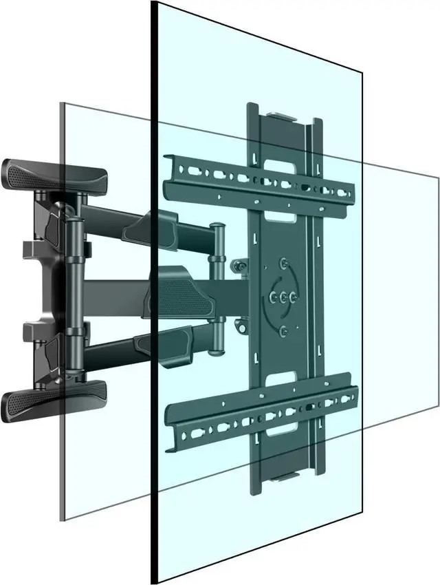 Main image of 65 inch Vertical and Horizontal Rotating TV Wall Mount for 37-70 inch LED LCD Screen Full Arm Bracket, Swivel Tilt Stand, Max VESA 400×400mm Weight up to 83lbs DY3770
