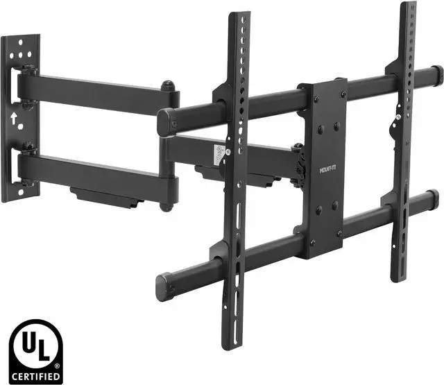 Alt view image 3 of 7 - Mount-It! UL Certified Heavy Duty Full Motion TV Wall Mount for Most 37-80 Inch Flat Screen TVs, Wall Mount Bracket Max VESA 600x400, Holds up to 440lb, Full Motion TV Mount 55 inch, 65 inch, 80 inch