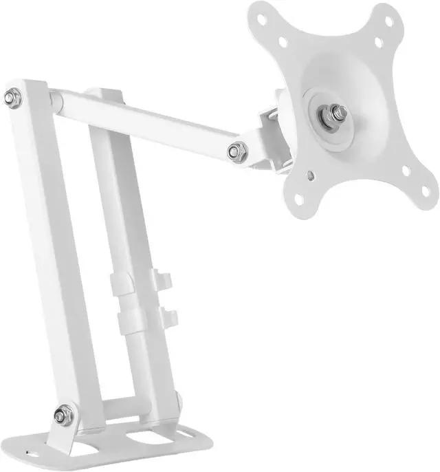 Alt view image 2 of 7 - Full Motion Wall Mount for Echo Show 15, Monitor Wall Mounting Bracket for 15-28 Inch Monitors TVs, Swivel and Tilt 360 Rotate Wall Mount for Alexa Echo Show 15, Adjustable and Extendable