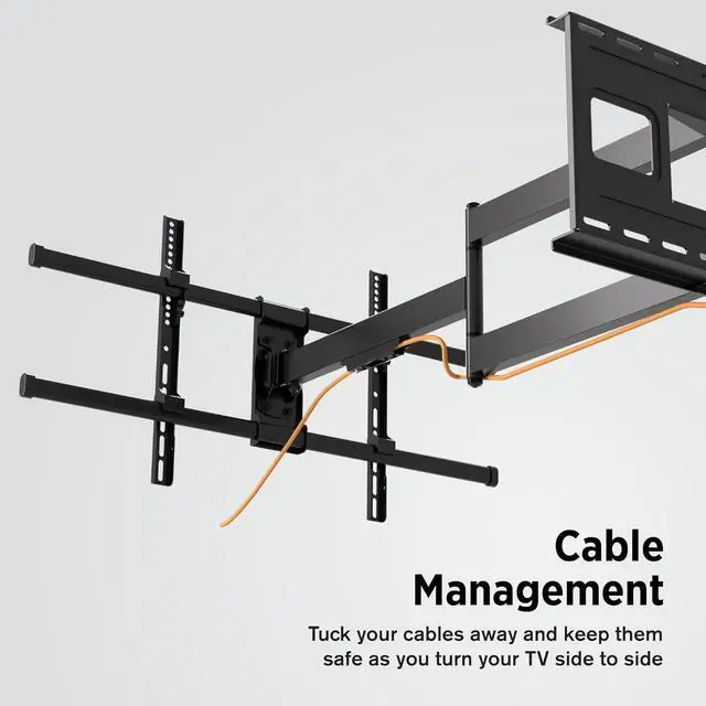 Alt view image 6 of 7 - ProMounts Premium Articulating/Full Motion TV Wall Mount with 40 Inch Extendable Long Arm for TVs for 32-80 Inch LED, LCD Plasma Flat and Curved TV Screens, Holds Up to 110 lbs Max VESA 800x400.