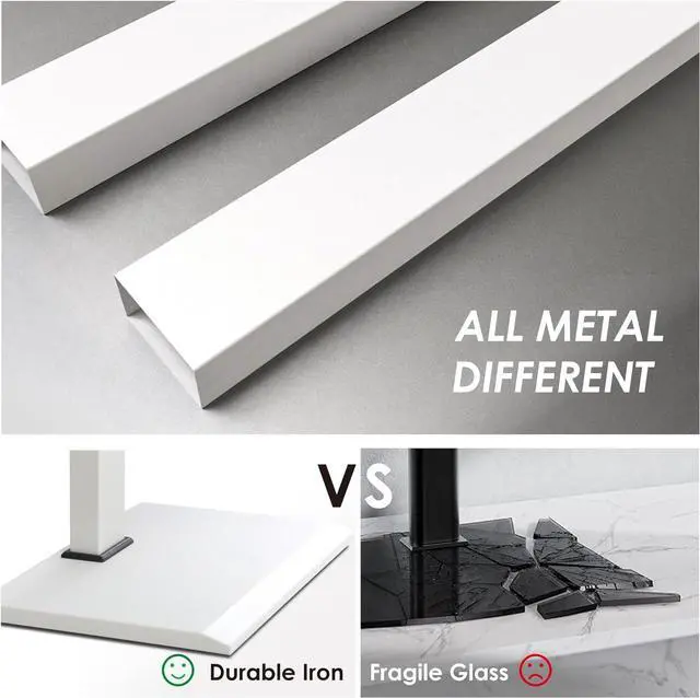 Alt view image 2 of 7 - FITUEYES Iron Base Universal Floor TV Stand with Swivel Mount Space Saving for 50-85 Inch LED LCD OLED Plasma Flat Panel or Curved Screen TVs