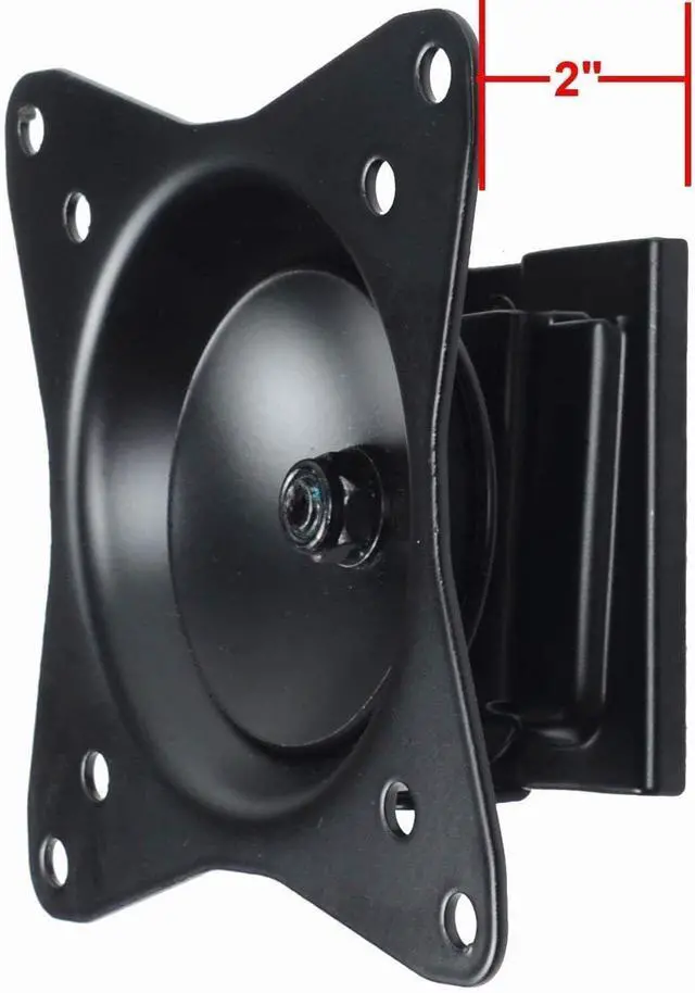 Alt view image 4 of 7 - VideoSecu TV Wall Mount Rotation for Flat Panel LCD LED Plasma TV Monitor 75 x75mm 100x100mm ML32B B74