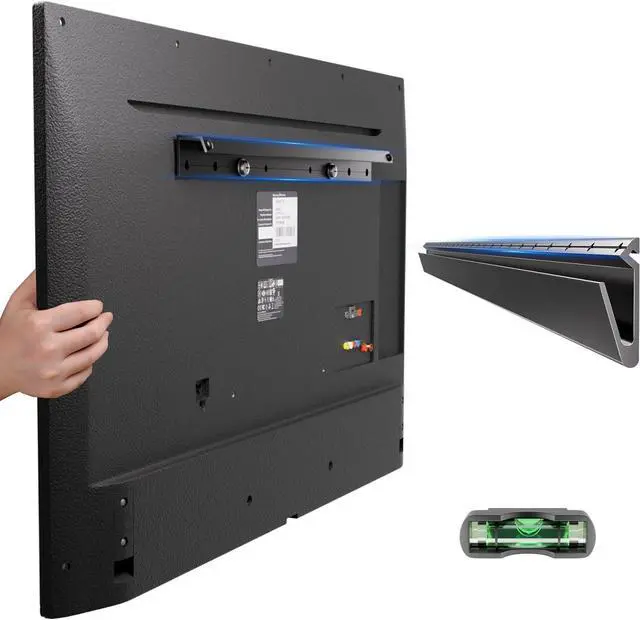 Main image of Fulifix Studless Low Profile TV Mount, Drywall Wall Mount TV Bracket for 22-55 Inch TVs up to 100 lbs, Max VESA 400x400mm Easy Install No Drill, No Stud TVs Wall Mounts Include All Hardware