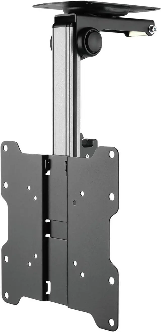 Main image of ZeboZap ZZTVC8022 Flip Down Ceiling TV and Monitor Mount | Gazebo| RV TV Mount | Kitchen Overhead & Under Cabinet Mount | Height Adjustable | Holds 44lbs | Fits Screens 13" to 37"