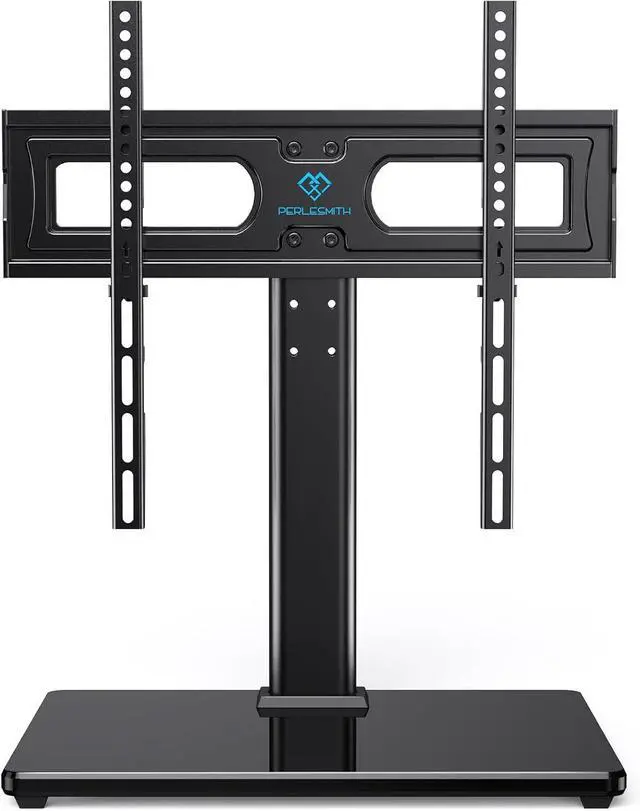 Main image of PERLESMITH Universal TV Stand Table Top TV Base for 32 to 60,65 inch LCD LED OLED 4K Flat Screen TVs-Height Adjustable TV Mount Stand with Tempered Glass Base,VESA 400x400mm,Holds up to 88lbs,PSTVS15