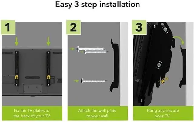 Alt view image 7 of 7 - AVF Adjustable Flat/Tilt Low Profile TV Mount for Most 25" to 40" TV in Black