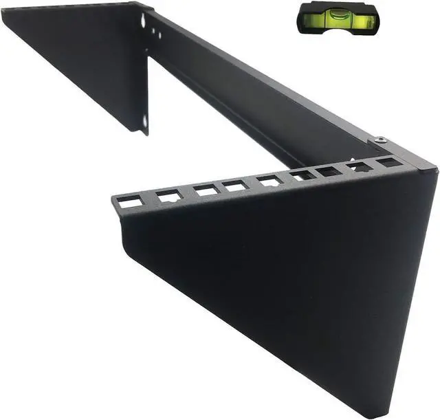 Main image of JINGCHENGMEI 3U 125 lb Weight Capacity Heavy Duty 19 Inches Steel Vertical Patch Panel Mounting Bracket for Networking Equipment (1)