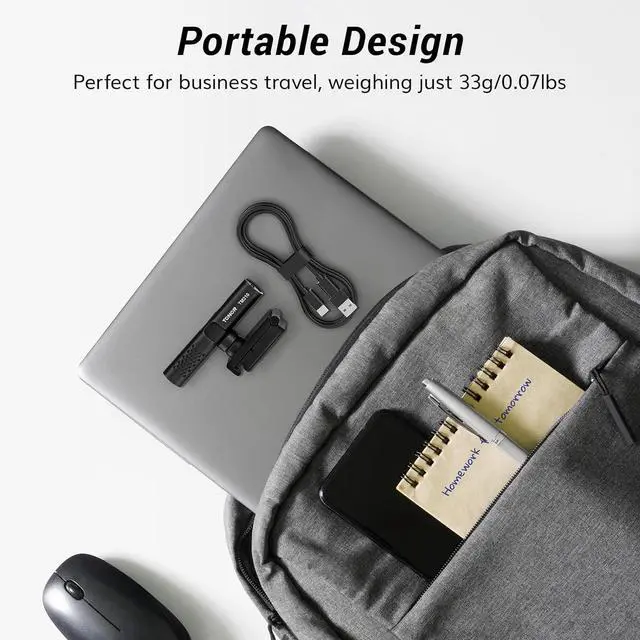 Alt view image 7 of 7 - TONOR USB Conference Microphone for Laptop, Adjustable Computer PC Mic with Mute Button & LED Indicator for Video Call Meeting, Microfono for Desktop Zoom Skype YouTube, Plug-Play for MacOS Windows