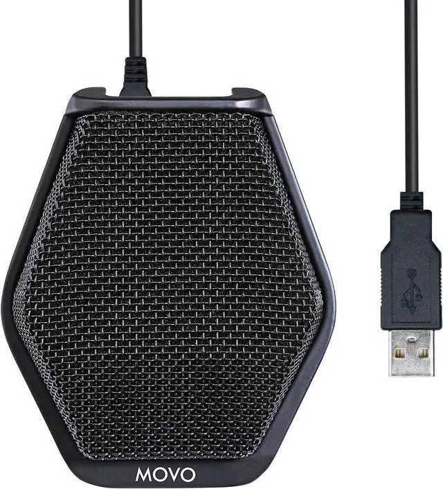 Main image of Movo MC1000 Conference USB Microphone for Computer Desktop and Laptop with 180° / 20' Long Pick up Range Compatible with Windows and Mac for Dictation, Recording, YouTube, Conference Call, Skype