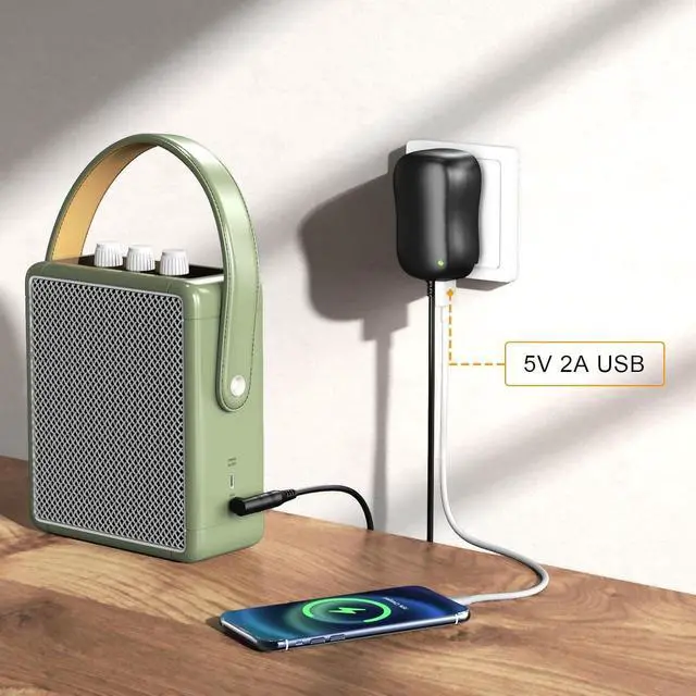 Alt view image 2 of 7 - Powseed 36W 3V 4.5V 5V 6V 7.5V 9V 12V 3A DC Power Supply Cord with USB Wall Charger 5V 2A 10W for Phone Security Camera Router Speaker Webcam HUB LED, Universal AC Adapter with 8 Tips Micro USB