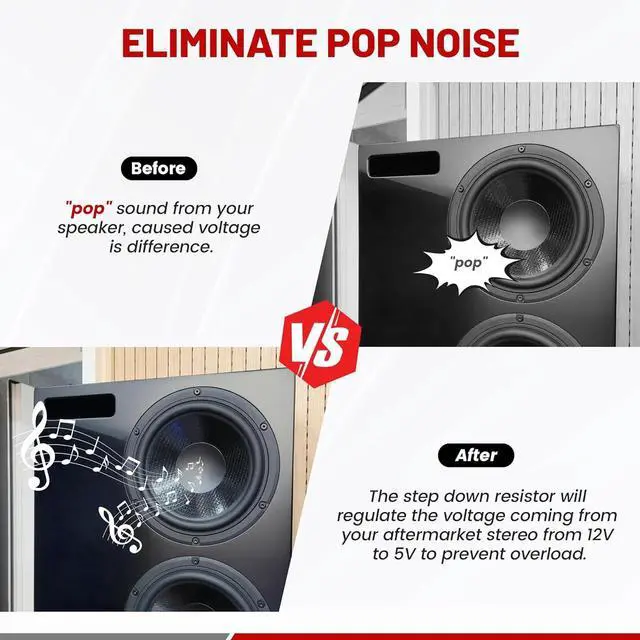 Alt view image 4 of 7 - RED WOLF Voltage Regulator DC 12V to 3.3V 5V 6V 9V Step Down Converter Power Supply Voltage Adapter Adjust Direct Current for Vehicles Accessories Devices Backup Camera Radio Stereo