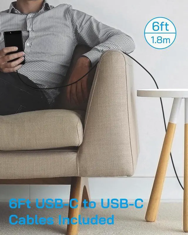 Alt view image 6 of 7 - 45W Sam Sung Charger Type C Fast Charging, USBC Chargers Block with 6 FT Android Phone Charger Fast Charging Cord for Galaxy S24 Ultra/S24+/S24/ S23 Ultra/S23/S23+/S22 Ultra/S22+/S21-2 Pack