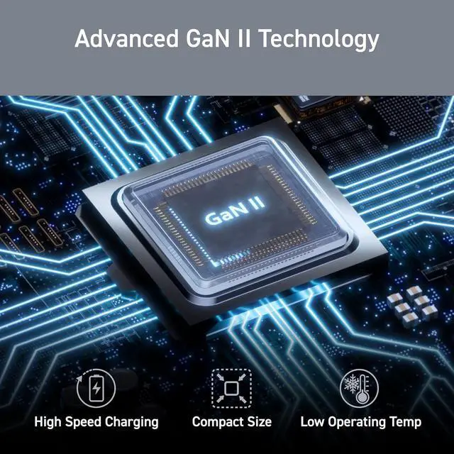 Alt view image 6 of 7 - ELECOM 65W USB C Wall Charger Block, 3 Multi Port GaN II Plus Fast Charging, Compact Power Adapter for Multiple Devices, iPhone, Laptop, Tablet, iPad, Airpods, Watch, Speakers, Samsung (Black)