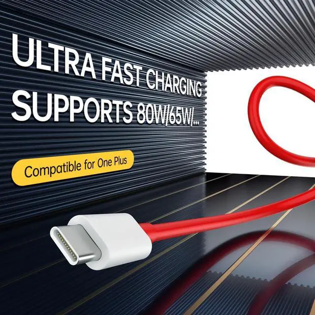 Alt view image 2 of 7 - 7.3A for Oneplus Charging Cable USB Type C Fast Charger Cord for One Plus 13 13R 12 12R 11 10 Pro 9 10T Open Pad 9R 10R 8T 8 7T 7 6 6T Nord N20 SE N10 N300 CE 4 N100 N200 3ft/6ft