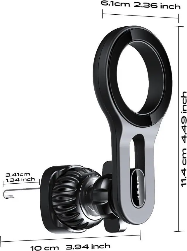 Alt view image 7 of 7 - for iPhone 16 MagSafe Car Mount [Quick Install] Magnetic Car Phone Holder Vent Jeep Truck Accessories Gifts for Men Women Him Her Fit for iPhone 16 Pro/Pro Max 15 14 13 12  Edge S25