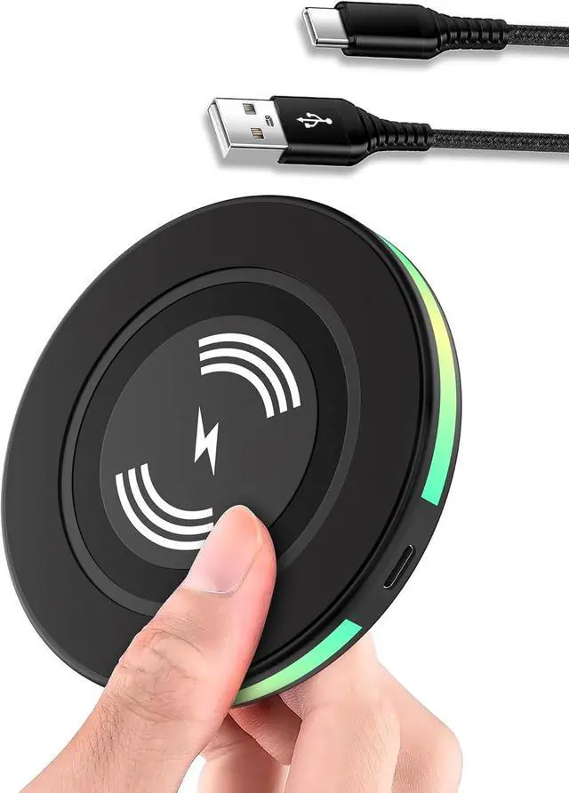 Main image of 2Pack 15w Phone Wireless Charging Pad for Google Pixel 9 8 8 Pro 7 pro 7a 7 6 pro, QI Wireless Charger Station Cargador Inalambrico for Android Samsung Galaxy S24 S23 + S22 Ultra Apple iPhone 15 14 13