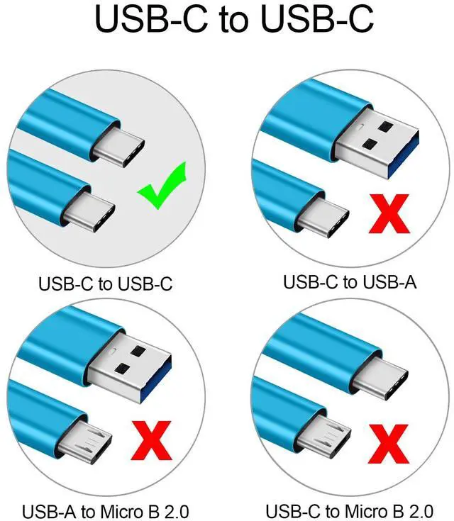 Alt view image 2 of 6 - CBUS 10ft USB C to C Fast Charging Cable Heavy-Duty Braided Cord Compatible with iPhone 16/15/Pro/Max/Plus, iPad Pro/Air, Galaxy S25/24/S23/S22/Plus/Ultra/FE, Google Pixel, TCL Type C (Electric Blue)