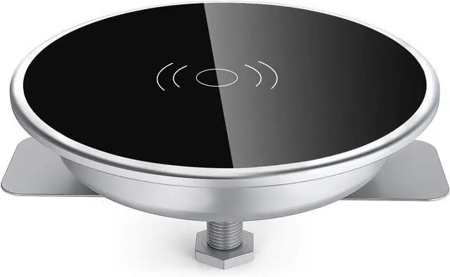 Main image of i.VALUX Invisible Desk Phone Charger,15W Fast Wireless Charging Pad,Hidden Qi-Certified Quick Charge Cordless Desktop Charging mat Compatible with iPhone 15/14/13/12/11 Pro/XR/Airpods/Samsung Galaxy