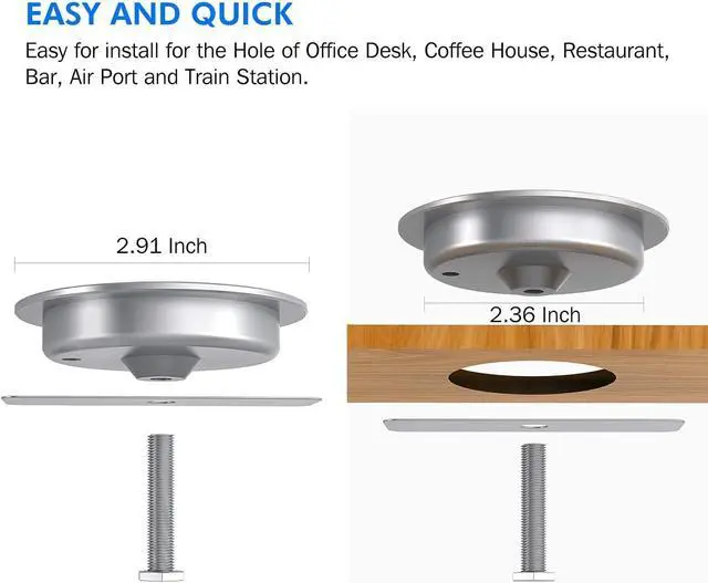 Alt view image 5 of 6 - i.VALUX Invisible Desk Phone Charger,15W Fast Wireless Charging Pad,Hidden Qi-Certified Quick Charge Cordless Desktop Charging mat Compatible with iPhone 15/14/13/12/11 Pro/XR/Airpods/Samsung Galaxy