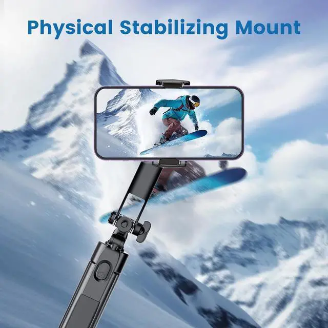 Alt view image 6 of 7 - Marchpower 67'' Tripod for Cell Phone, Selfie Stick for iPhone Android with Remote and Light, Panoramic Photography Portable Travel Tripod for Video Recording/Live Streaming/Photography/Vlog