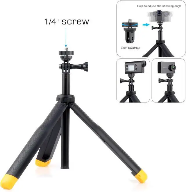 Alt view image 4 of 7 - Floating Hand Grip Underwater Waterproof Selfie Stick for GoPro Hero 13 12 11 10 9 8 7 6 5 4 3,Floating Tripod, Hand Grip,Selfie Stick Pole,Tripod Stand, Extended Monopod Go Pro Accessories