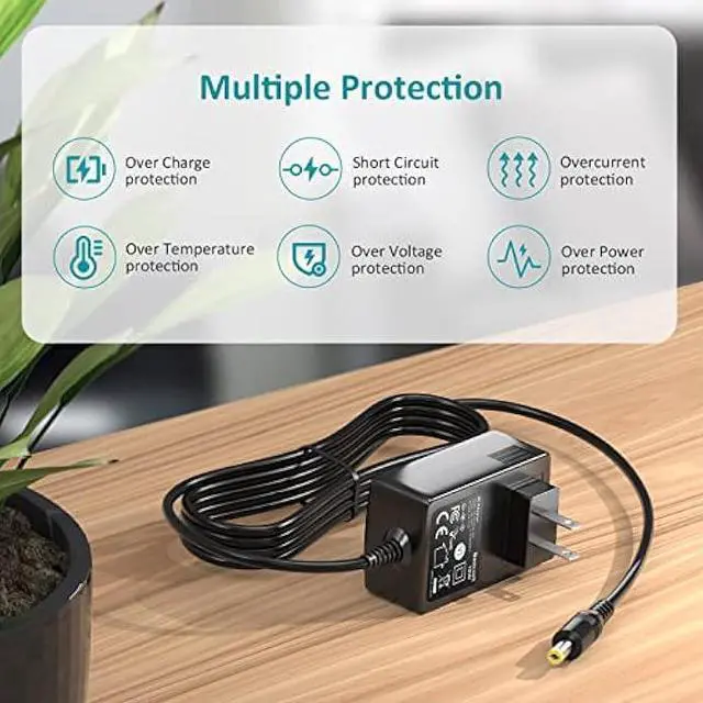 Alt view image 5 of 6 - Universal Power Supply 9V 2A AC Adapter 100-240V AC to DC 9V 1.8A 1.5A 1A 0.8A 0.5A 450mA Power Adapter for LED Strip Light CCTV Camera Router Modem Toys DVD IR Illuminator ADSL Cats DVR