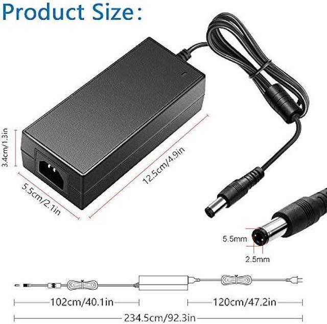 Alt view image 2 of 7 - SHNITPWR 12V 6A AC DC Power Supply Adapter Converter 100V~240V AC to DC 12 Volt 6 Amp 72W LED Driver Transformer with 5.5x2.5mm Plug for 5050 3528 LED Strip 3D Printer CCTV Security System LCD Monitor