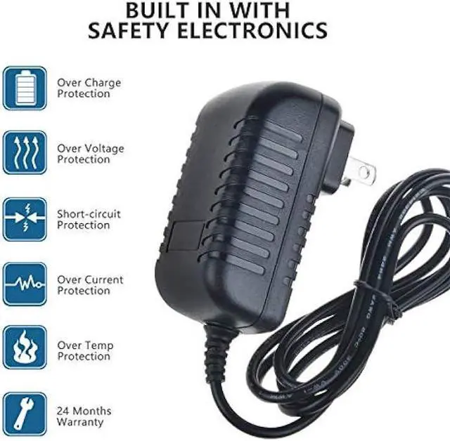 Alt view image 2 of 3 - AC/DC Adapter Replacement for LiftMaster Universal Radio Control Receiver 85LM 355LM 412HM 422LM 423LM 535LM 850LM 95LM 24-Volt 12-24VDC Power Supply (Barrel Round Plug Power Supply)